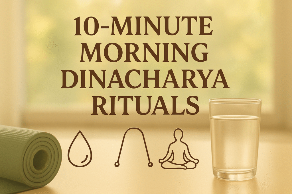 10 min morning dincharya ritual